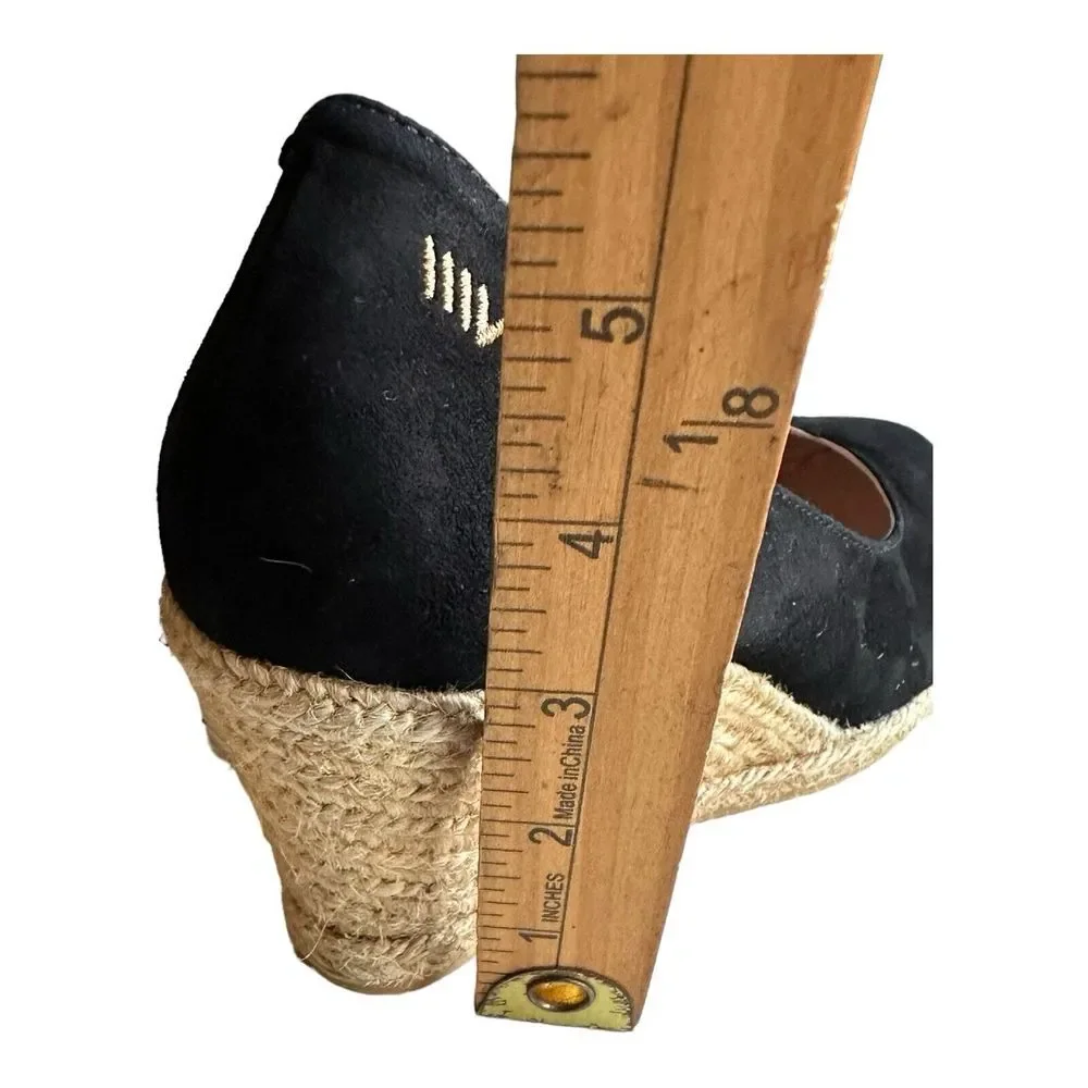 Eric Michael, Womens Teva‎ Espadrille Heel Black EU 38 US 7